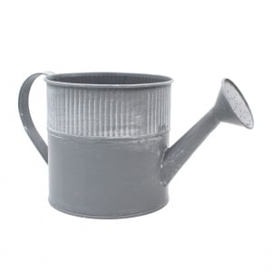 Ghiveci metalic stropitoare 13x25cm gri - Img 1