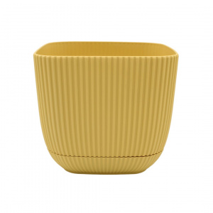 Ghiveci pentru flori 1800 ml plastic galben ocru - Img 4