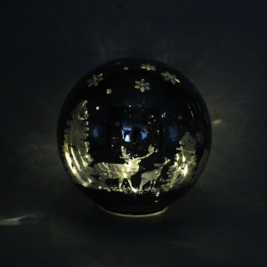 Glob argintiu cu led LUKA lighting