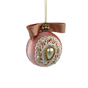 Glob DECORIS culoarea rose din catifea