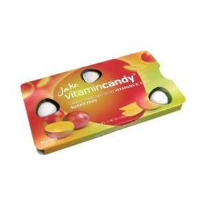 Jake Vitamin Candy – bomboane fără zahăr cu Vitamina C, mango, cutie cu 12 blistere
