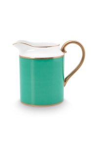 Latieră din porțelan, Pip Studio, Gold-Green, 260ml, colecția Pip Chique