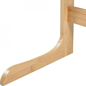 Masă multifuncțională, pliabilă, din bambus, pentru laptop și tabletă, 60x35x67 cm, eCarla, STL21