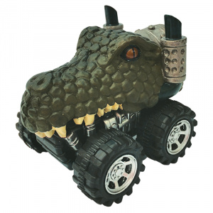 Mașinuță cu sistem friction crocodil multicolor - Img 1