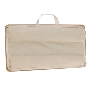 Măsuță portabilă pentru laptop, cu pernuță și mousepad, bej, 57.5x30.5x4 cm