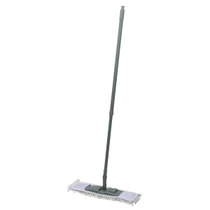 Mop de podea, 44 x 14 cm, cu mâner telescopic 130 cm, material tip șenilă, super absorbant