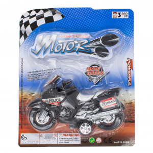 Motocicleta de jucarie sistem friction negru - Img 3