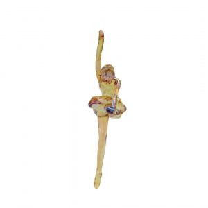 Ornament de Crăciun, House of Seasons balerina auriu