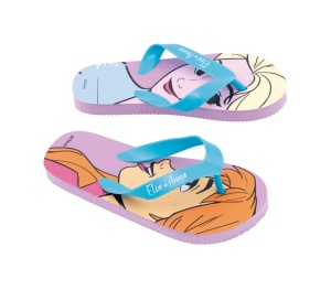 Papuci Flip-flops, pentru copii, model Frozen, culoarea albastru, Arditex