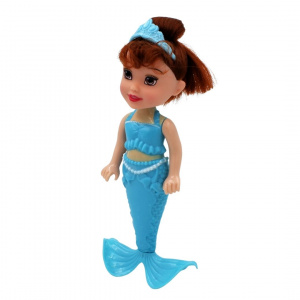 Papusa sirena albastra 18 cm - Img 1