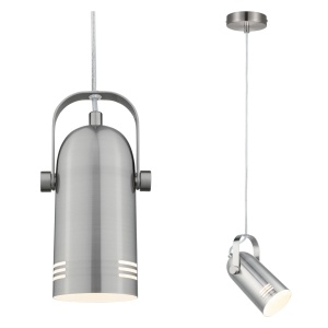 Pendul Neordic Lavea pentru plante, max. 1x15W, bec E27, culoare argintiu mat, 230V, din metal