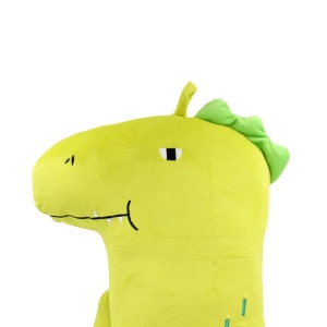 Pernă pentru centura de siguranță, model Dinozaur, Giftdesign, 46x29 cm, microfibră + bumbac PP