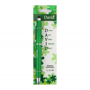 Pix personalizat nume David