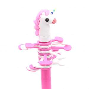 Pix rotativ unicorn roz colecția crazy