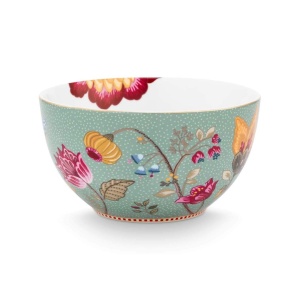 Porcelain bowl, Pip Studio, Blue, 15 cm, Blooming Tales collection