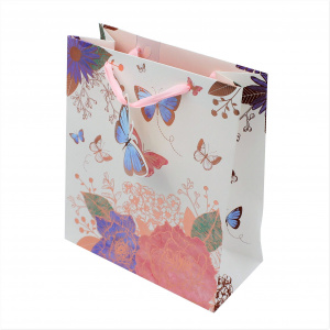 Punga de cadou hartie M Butterflies - Img 1