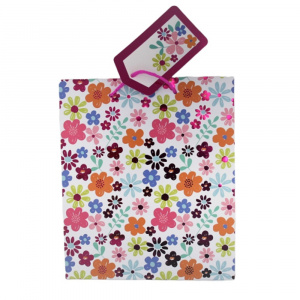 Punga de cadou hartie XL FLORAL