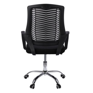 Scaun de birou ergonomic, ajustabil, TOLEDO, Jumi, negru cu spătar gri