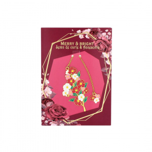 Semn de carte, buchet flori