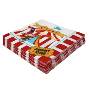 Servetele party 16 cm CIRCUS