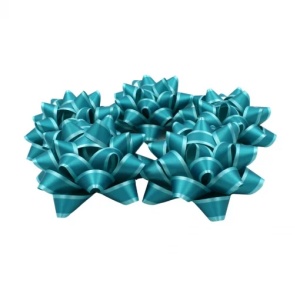 Set 10 steluțe autoadezive, 7 cm, Brizzolari, culoarea turcoaz mat