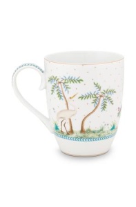Set 2 cani din porțelan, Pip Studio, 350ml, colecția Jolie White