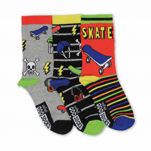 Set 3 șosete pentru copii Skater