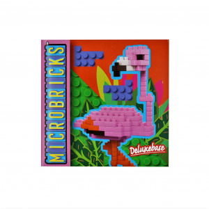 Set construcție Microbricks flamingo 148 piese