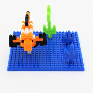 Set construcție Microbricks pește 148 piese - Img 5