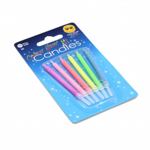 Set lumânări aniversare "Color flame candles"