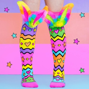 Șosete lungi colorate Madmia Bright and Bouncy pentru fete 3-5 ani