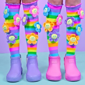 Șosete lungi colorate Madmia pentru fete Oopsie Daisy 3-5 ani - Img 7