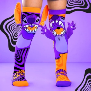 Șosete lungi colorate Madmia Stitchzilla unisex 3-5 ani