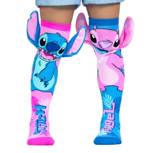 Șosete lungi colorate Madmia unisex fantasy Stitch 3-5 ani