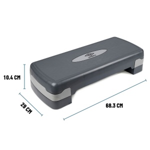 Stepper Umbro - platformă pentru aerobic, reglabilă 10 și 15 cm, suprafață antialunecare, max. 150 kg