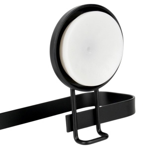 Suport pentru prosoape, Bathroom Solutions, prindere cu ventuză, negru mat, 60x8.5x10 cm - Img 5
