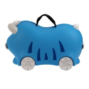 Troller Copii Tip Elefant Albastru – Valiză Ride-On, Cabin Approved, 52x21x32 cm