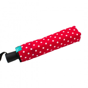 Umbrelă mini Perletti roșie pentru doamne - Img 5