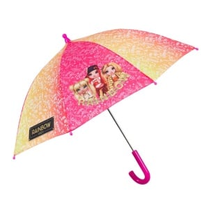 Umbrelă roz, Perletti, Rainbow, 76x60 cm, Collection Rainbow High