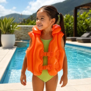 Vestă gonflabilă de înot, pentru copii, INTEX Deluxe Swim Vest, 58671EU, 3–6 ani, 50 × 47 cm