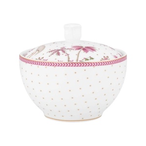 Zaharniță porțelan, Pip Studio, Dots Gold Pink, 300 ml, colecția Jolie