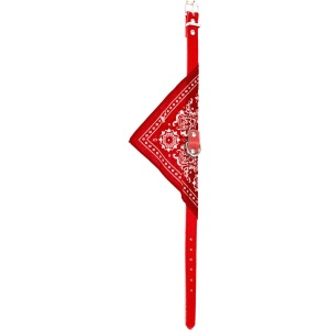 Zgardă cu eșarfă pentru câini, Koopman, 37 cm, culoarea roșu