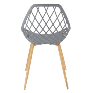 Scaun de grădină ARANDA, Jumi, gri – design modern, rezistent la intemperii