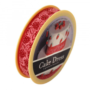 Bandă Decorativă Cake Dress, Fruits Căpșuni, 20 m - Img 2