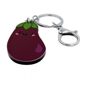 Breloc cu mesaj - Aubergine - Img 2