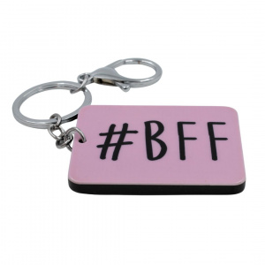Breloc cu mesaj - #BFF - Img 2