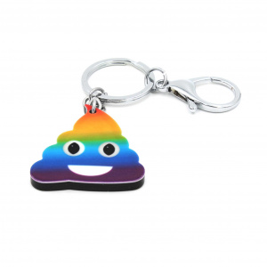 Breloc cu mesaj - Rainbow Poop - Img 2