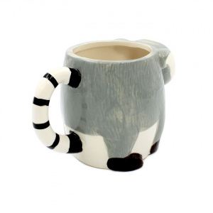 Cană ceramică formă de lemur 250ml