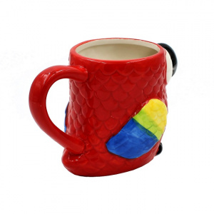 Cană ceramică formă de papagal 250ml - Img 3