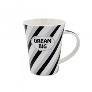 Cană din porțelan personalizată cu mesaj "DREAM BIG"